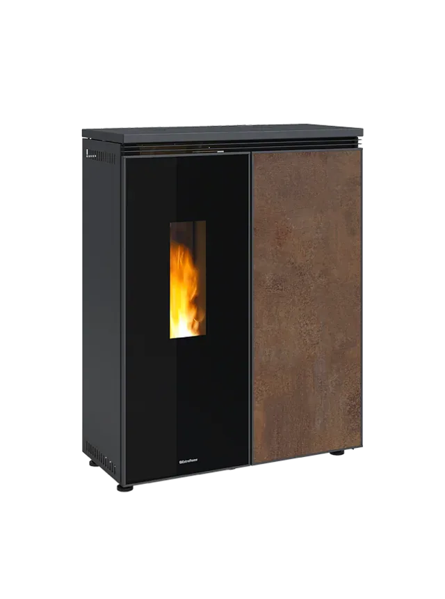 La Nordica-Extraflame NEW Granulé 19.4 kW Ligne Evolution FLORIANA IDRO GRES — vue principale, visuel fabricant