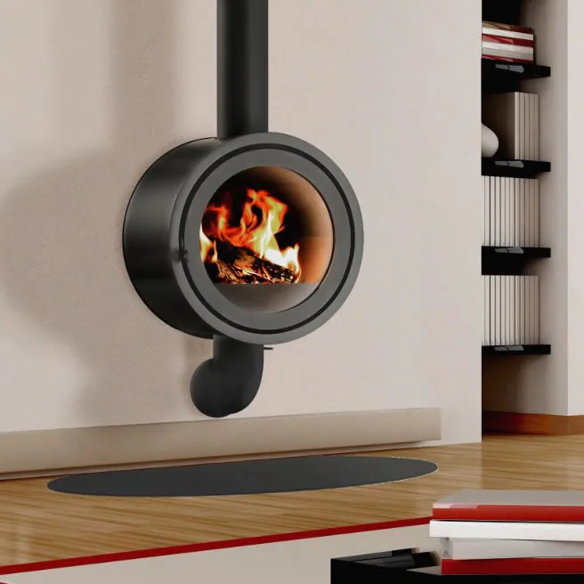 Fonte Flamme Poêles à bois Odin Front Wall — vue principale, visuel fabricant