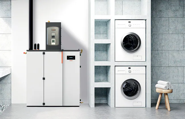 Thermorossi COMPACT SLIM INTEGRA S25 CHAUDIÈRE À GRANULÉS — vue principale, visuel fabricant