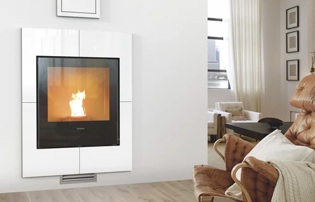 Thermorossi INSERT IDRA MAXI CHEMINÉE À GRANULÉS AVEC BRÛLEUR AUTONETTOYANT — vue principale, visuel fabricant